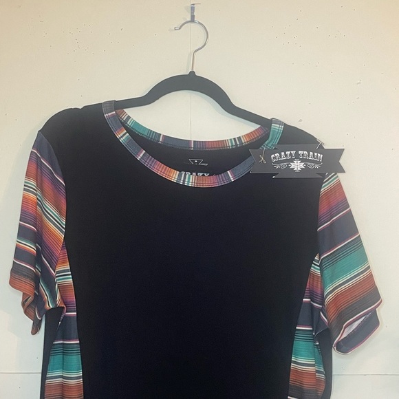 CRAZY TRAIN Western/Boho Top - Picture 5 of 7